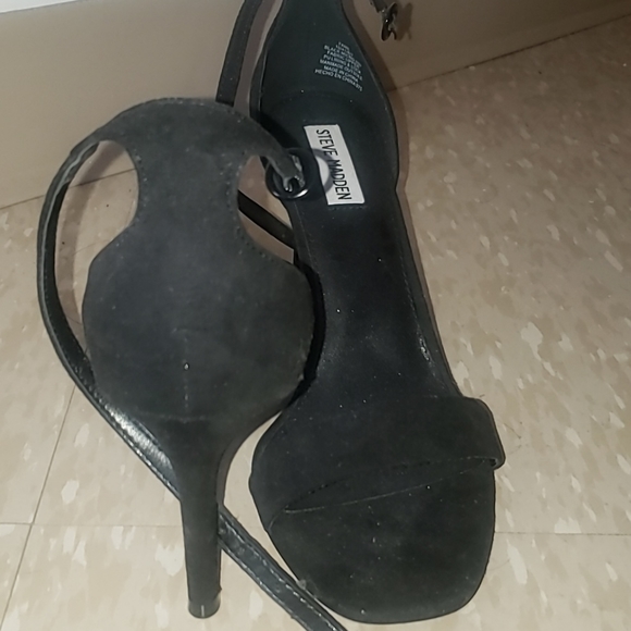 Suede steve madden heeled sandals - Picture 4 of 6